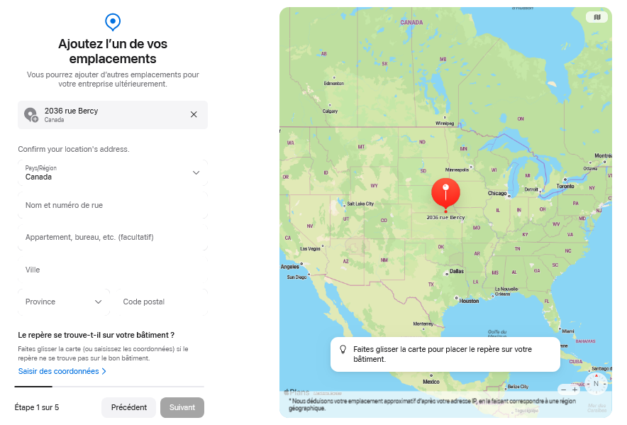 ajouter-entreprise-business-connect-apple-carte