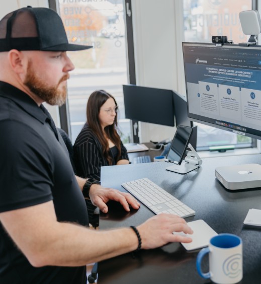 création de landing pages - Équipe Audience Cible