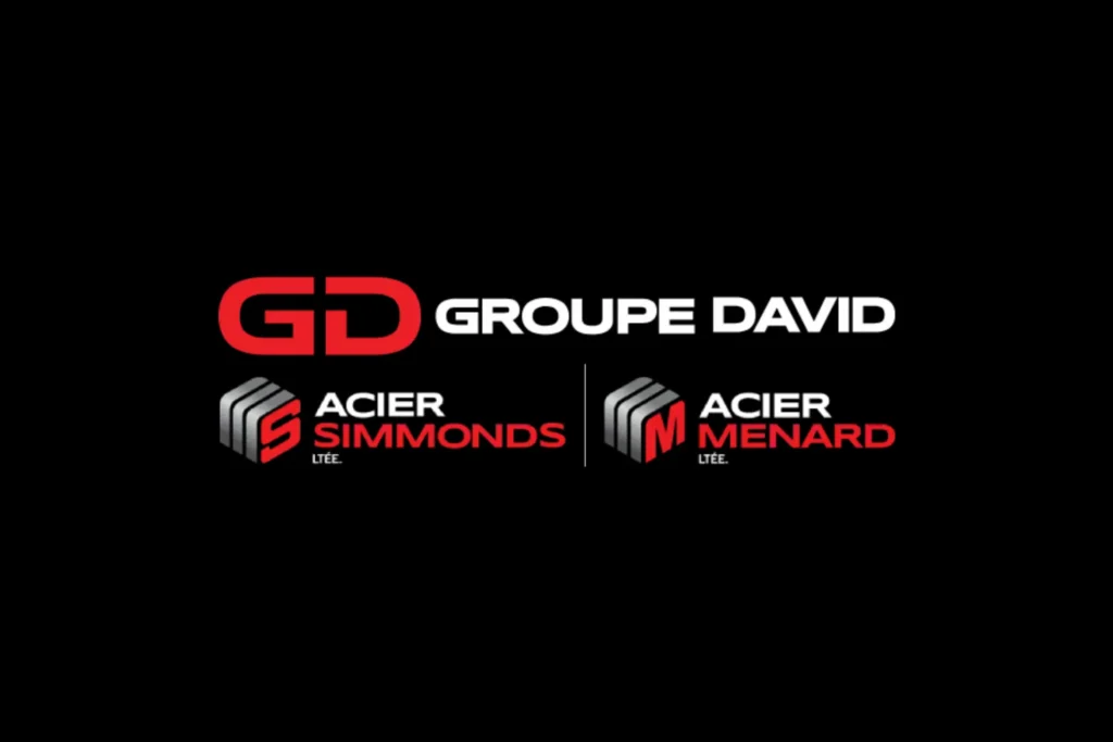 logo groupe David - Acier Simmonds - Acier Ménard